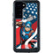 Marvel Captain America Action Pose Galaxy S24 Plus Waterproof Case